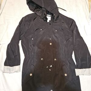 Women's Black Hooded Jacket